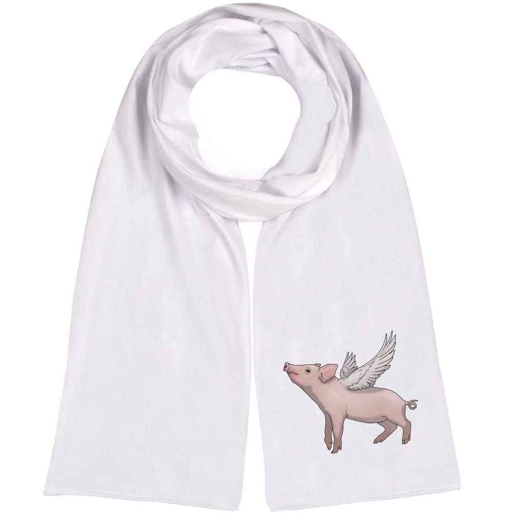 'Flying Pig' Lightweight Scarf / Wrap (SC00023494)