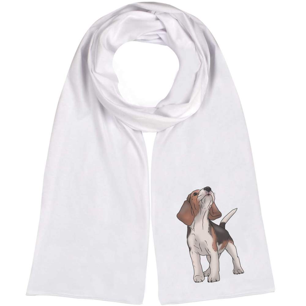 'Howling Beagle Puppy' Lightweight Scarf / Wrap (SC00024415)
