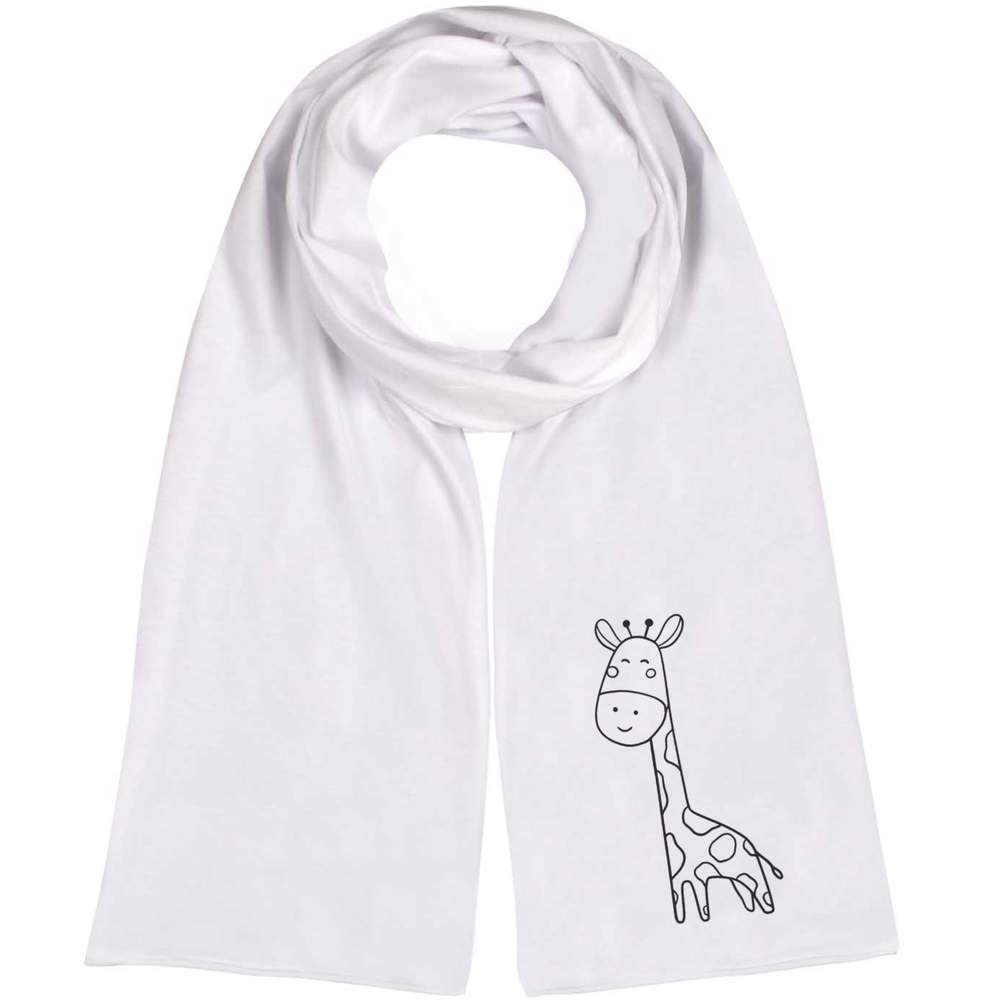 'Happy Giraffe' Lightweight Scarf / Wrap (SC00028407)