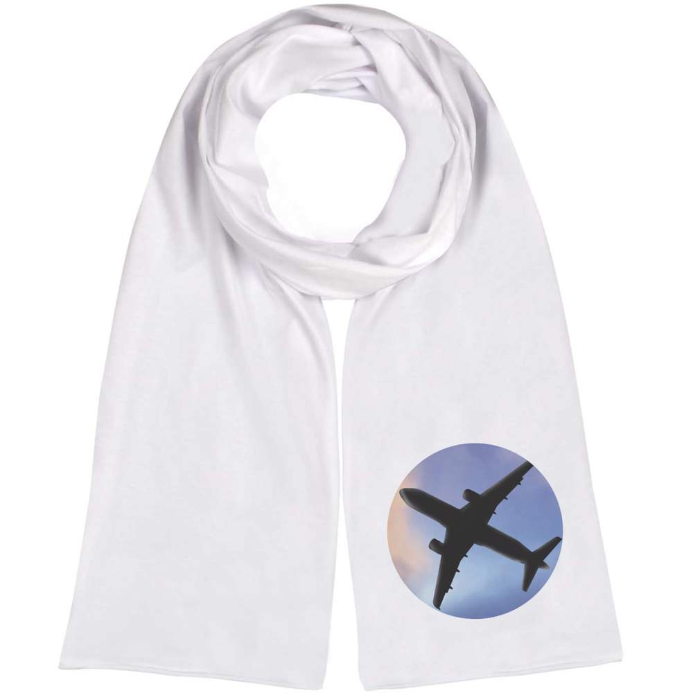 'Airplane Silhouette' Lightweight Scarf / Wrap (SC00031193)
