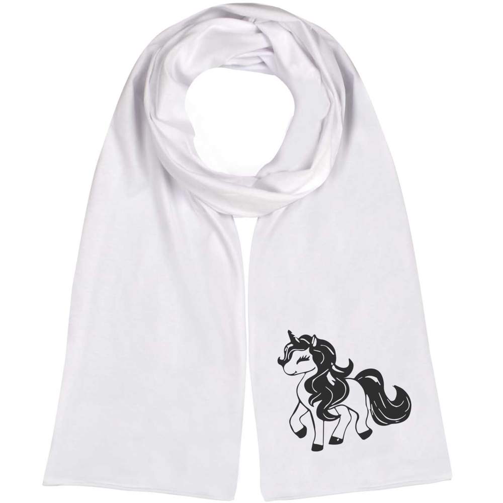 'Happy Unicorn' Lightweight Scarf / Wrap (SC00031597)