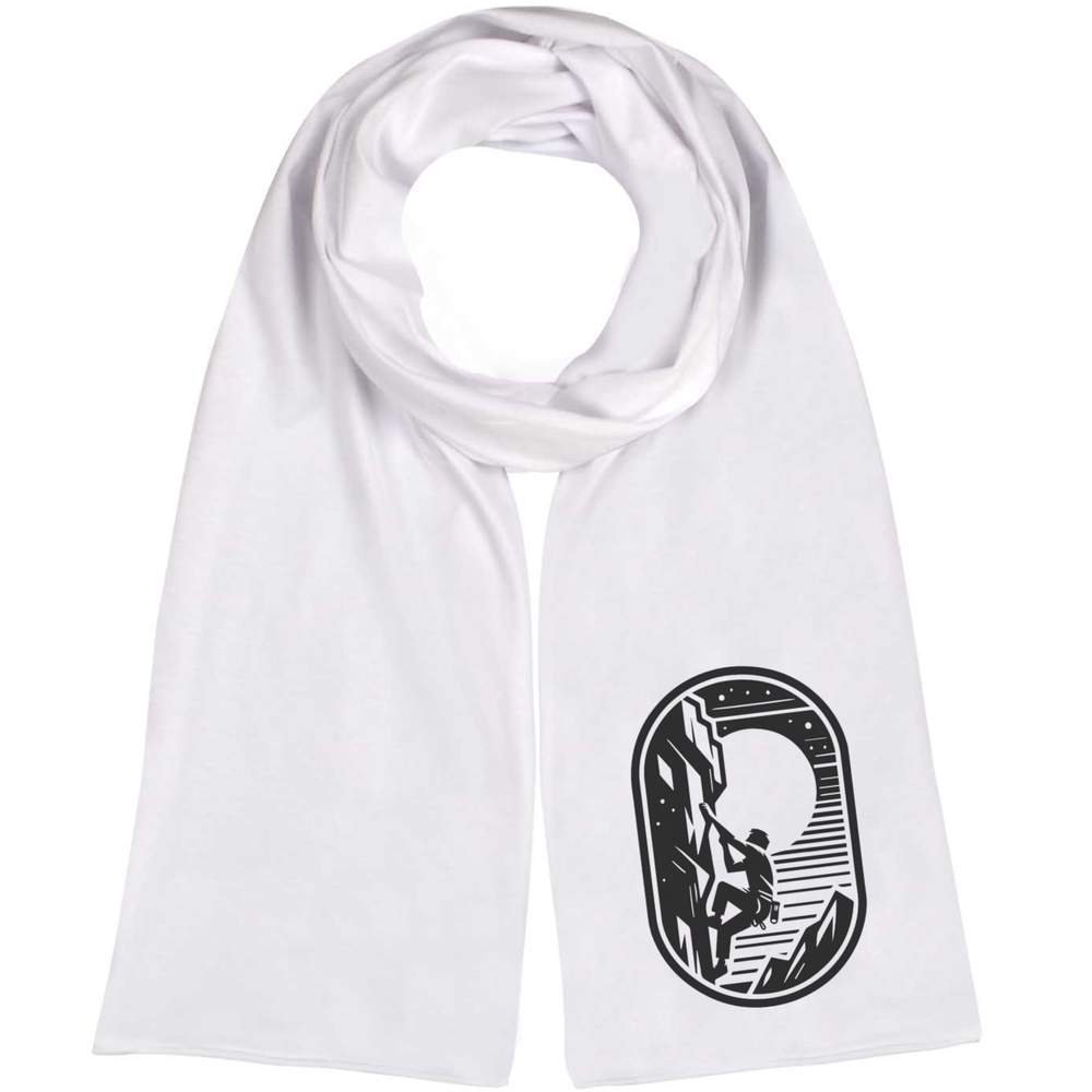 'Cliff Rock Climbing' Lightweight Scarf / Wrap (SC00032229)