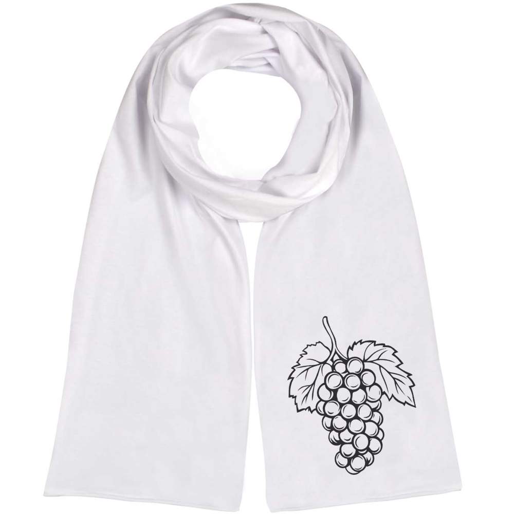 'Grapes with Leafs' Lightweight Scarf / Wrap (SC00033790)