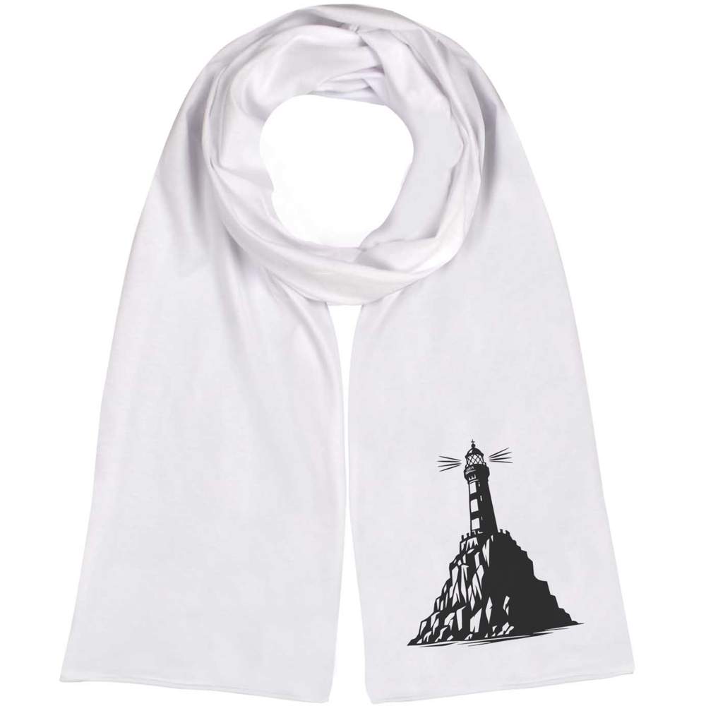 'Coastal Lighthouse' Lightweight Scarf / Wrap (SC00034200)
