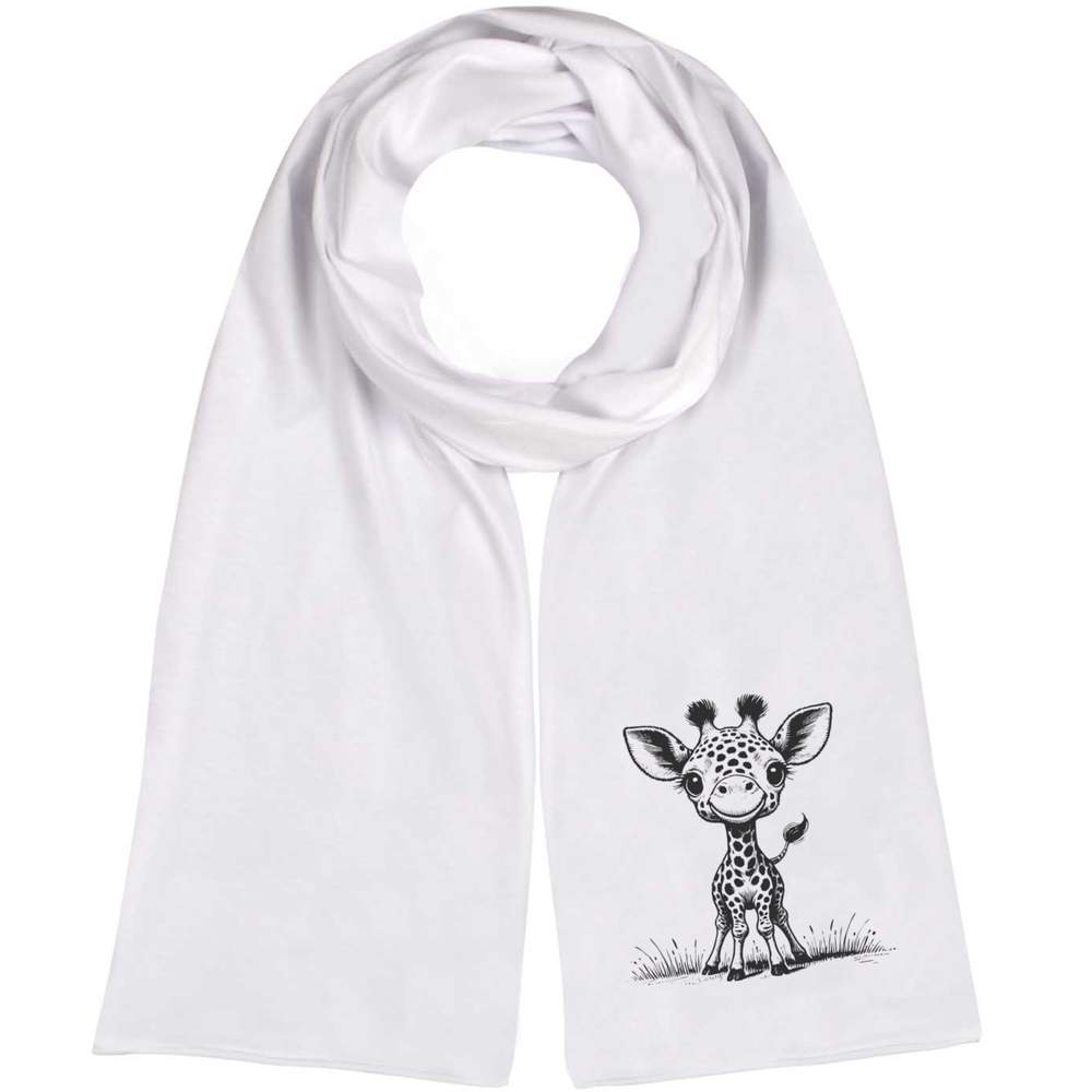 'Happy Baby Giraffe' Lightweight Scarf / Wrap (SC00035839)