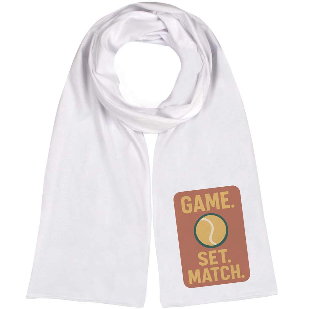 'Tennis Game Set Match' Lightweight Scarf / Wrap (SC00039180)