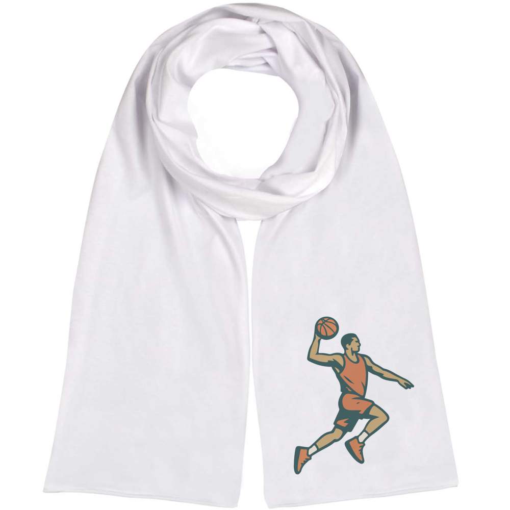 'Basketball Player Dunk' Lightweight Scarf / Wrap (SC00039249)