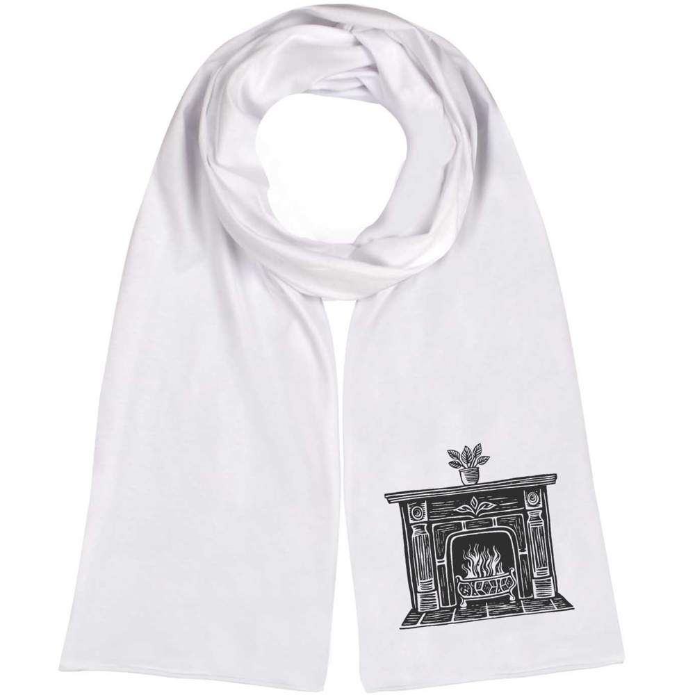 'Old Fireplace' Lightweight Scarf / Wrap (SC00039374)