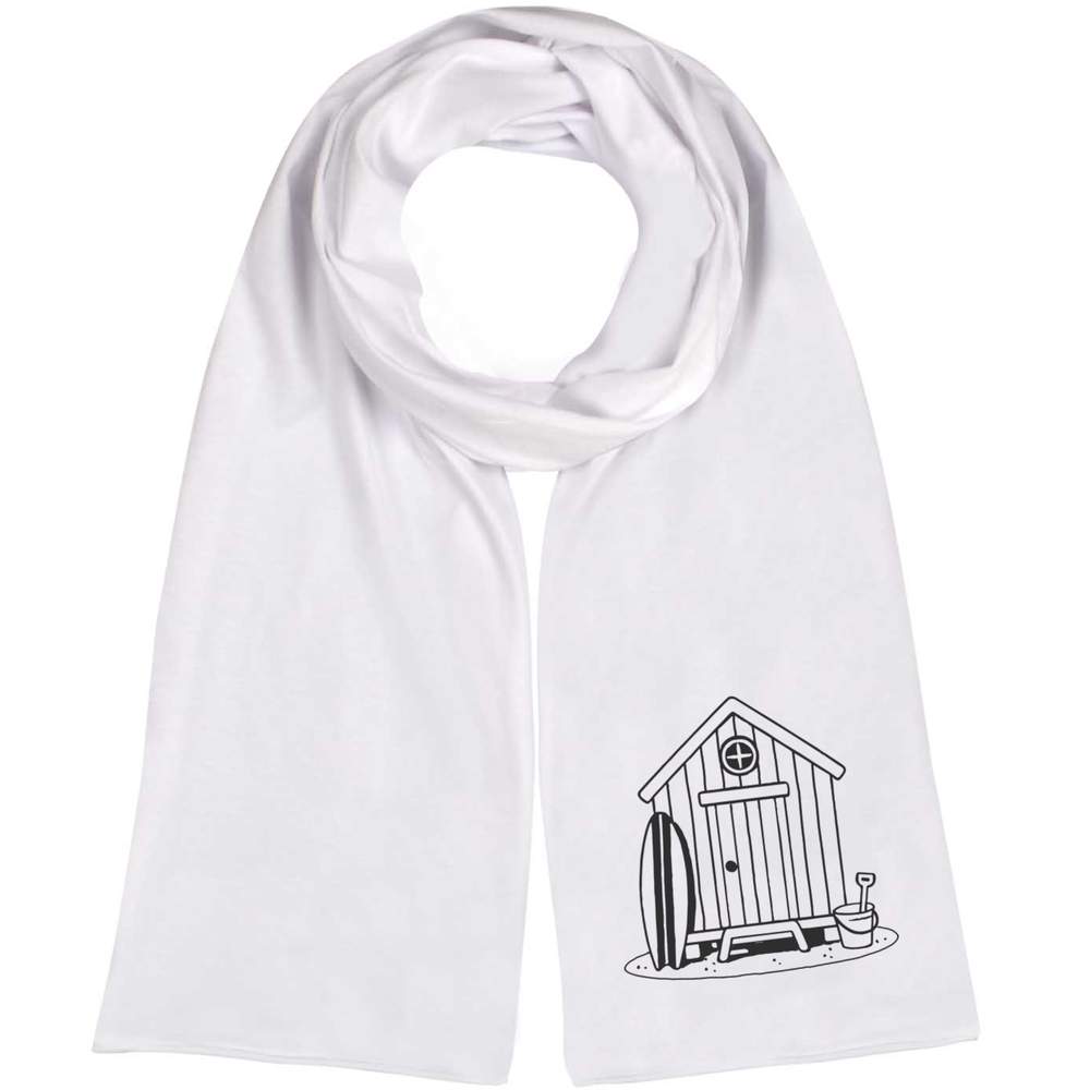 'Beach Hut' Lightweight Scarf / Wrap (SC00039481)