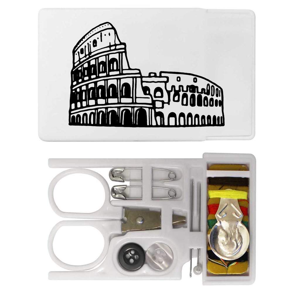 'Rome Colosseum' Mini Travel Sewing Kit (SE00000909)