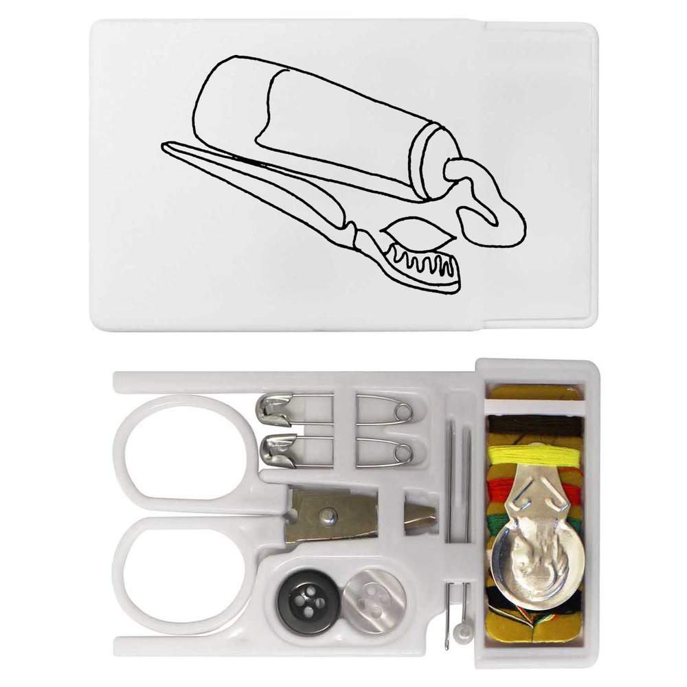 'Toothpaste & Toothbrush' Mini Travel Sewing Kit (SE00007183)