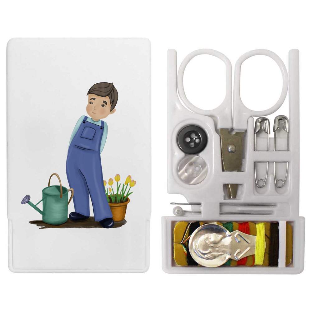 'Gardening Boy' Mini Travel Sewing Kit (SE00018951)