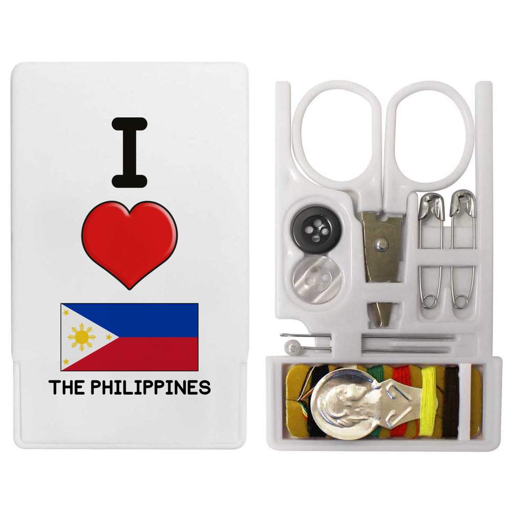 'I Love The Philippines' Mini Travel Sewing Kit (SE00019602)
