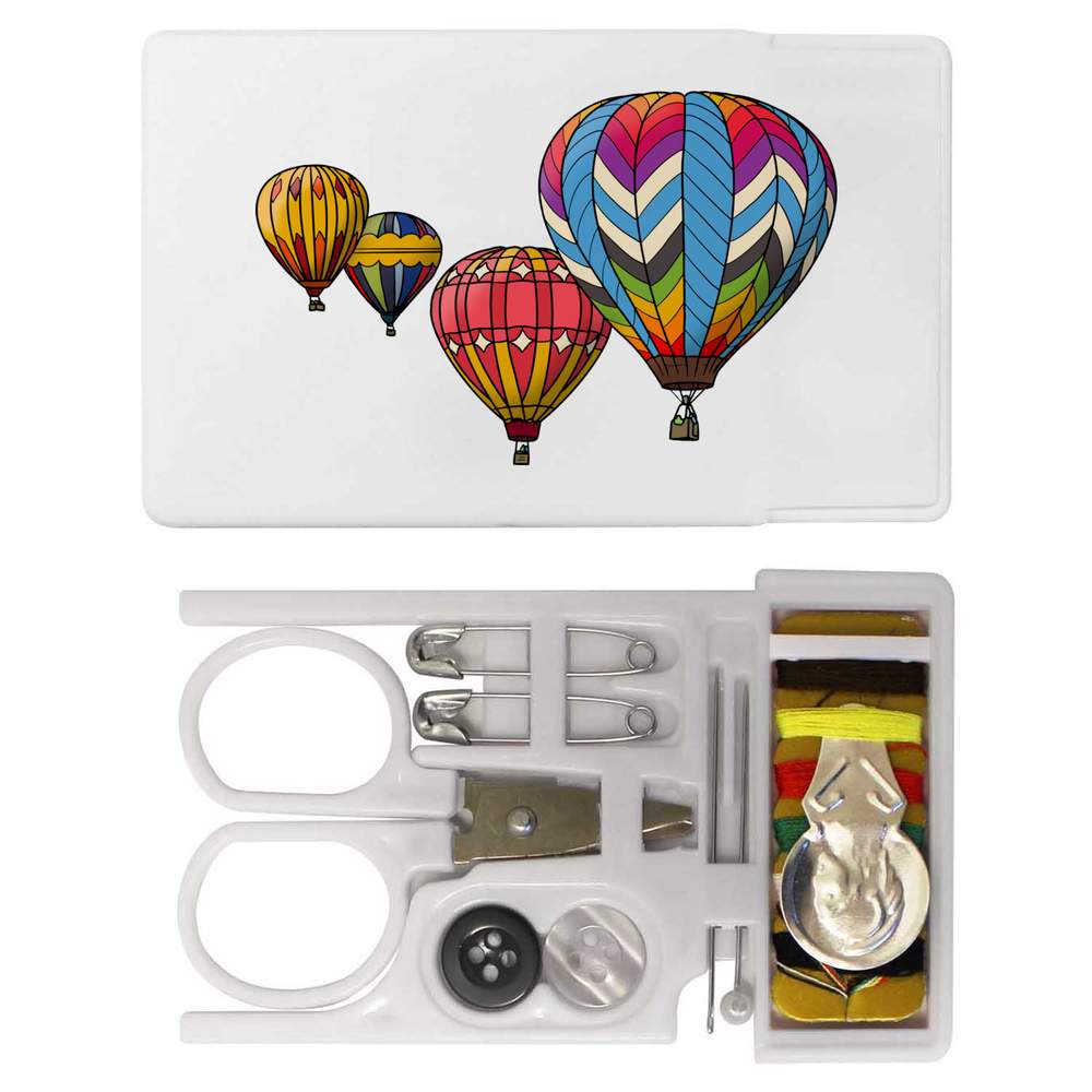 'Hot Air Balloons' Mini Travel Sewing Kit (SE00021197)