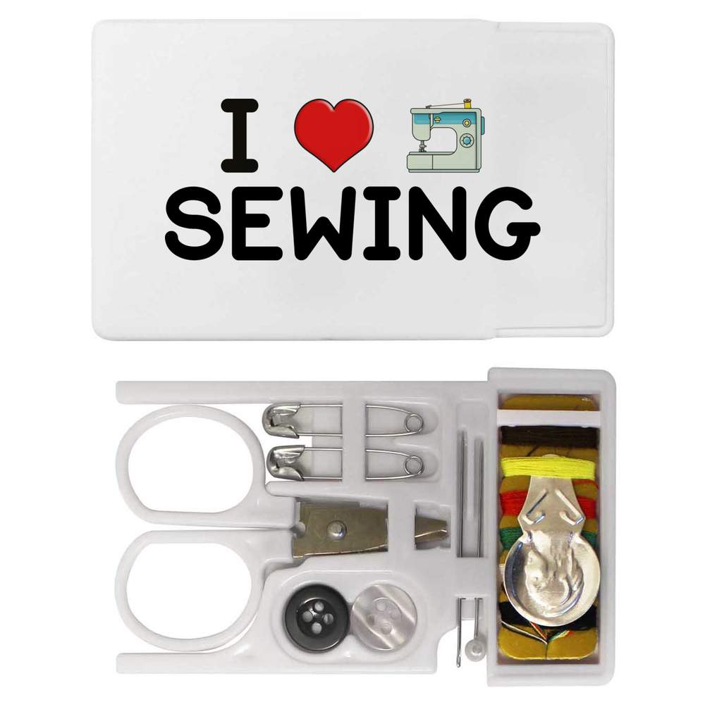 'I Love Sewing' Mini Travel Sewing Kit (SE00023414)