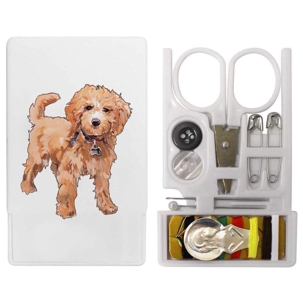 'Cavapoo dog ' Mini Travel Sewing Kit (SE00025953)