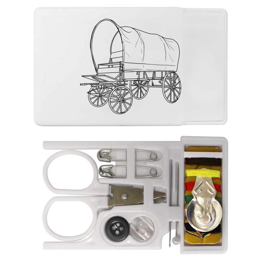 'Covered Western Wagon' Mini Travel Sewing Kit (SE00027433)