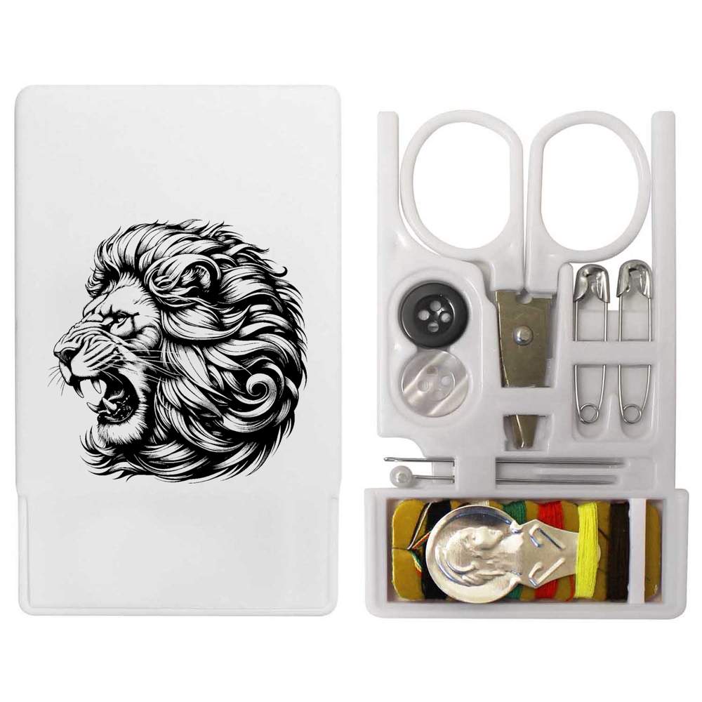 'Lion Head' Mini Travel Sewing Kit (SE00031286)