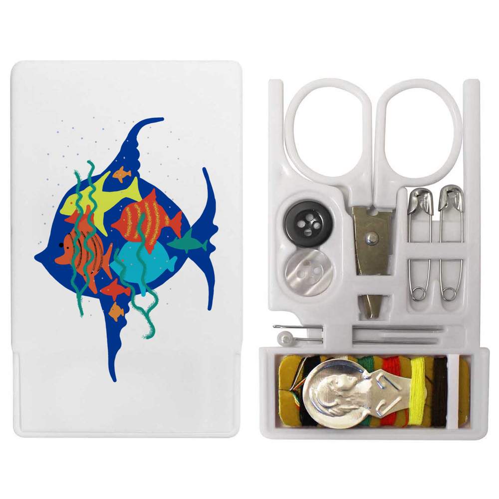 'Many Fish Within A Fish' Mini Travel Sewing Kit (SE00033733)