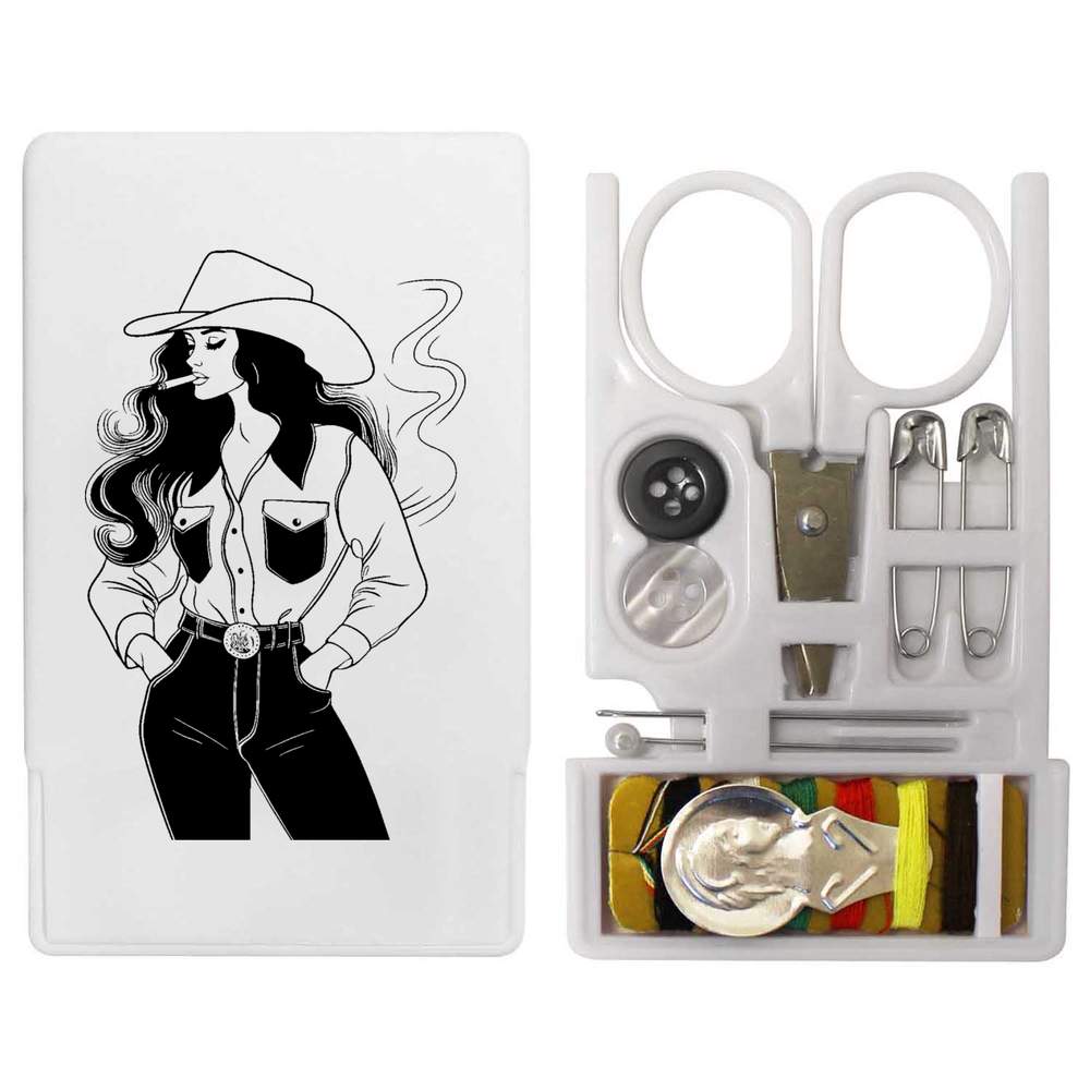 'Cowboy Girl' Mini Travel Sewing Kit (SE00034539)