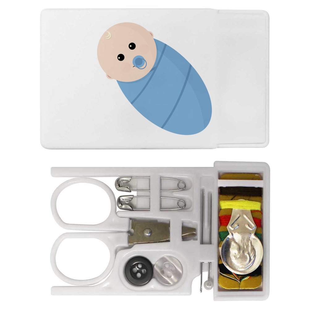'Cute Baby Boy' Mini Travel Sewing Kit (SE00035609)