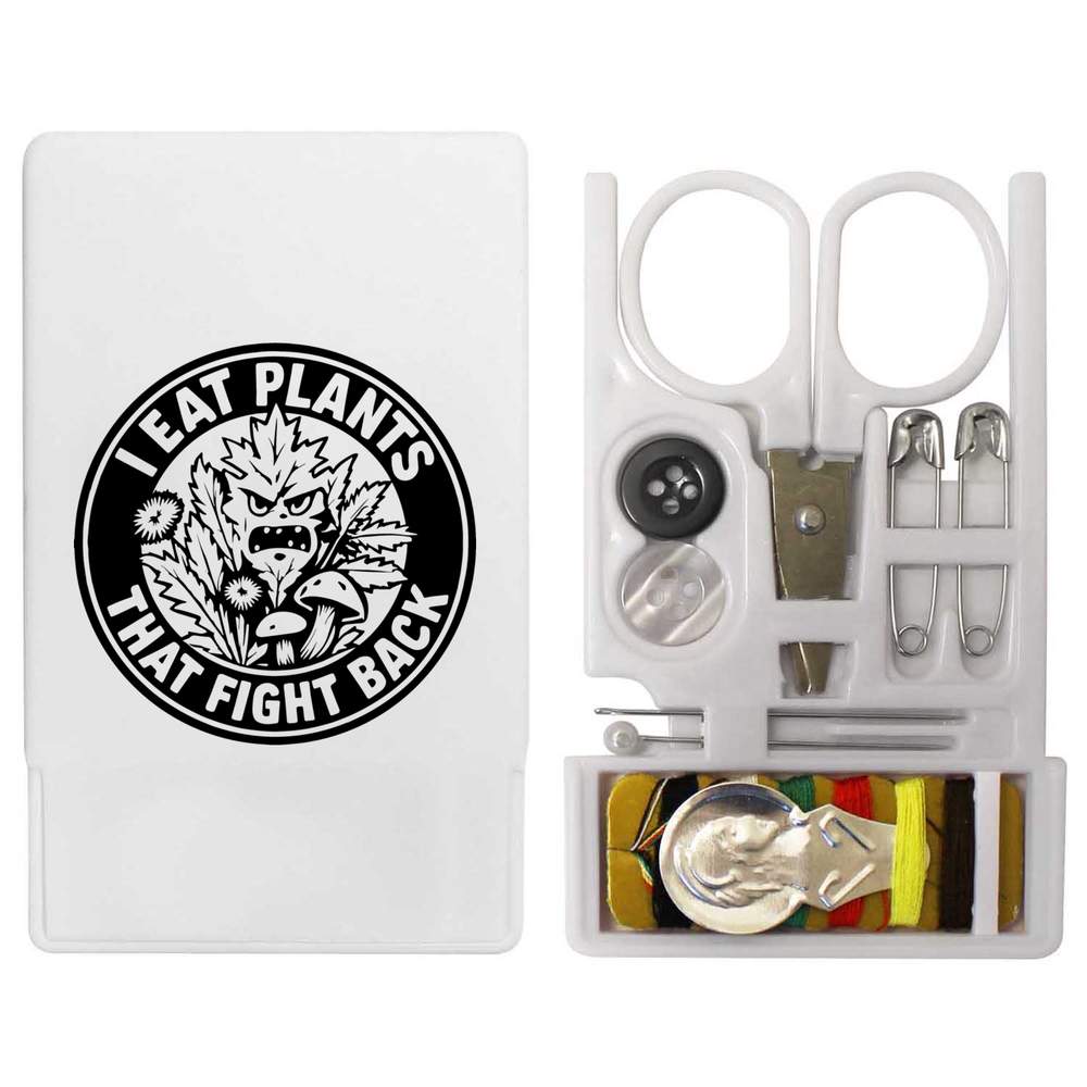 'I Eat Plants That Fight Back' Mini Travel Sewing Kit (SE00039079)