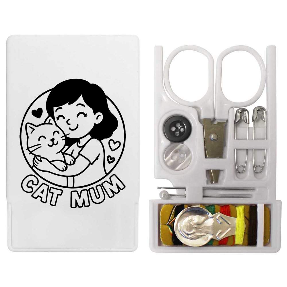 'Cat Mum' Mini Travel Sewing Kit (SE00039129)