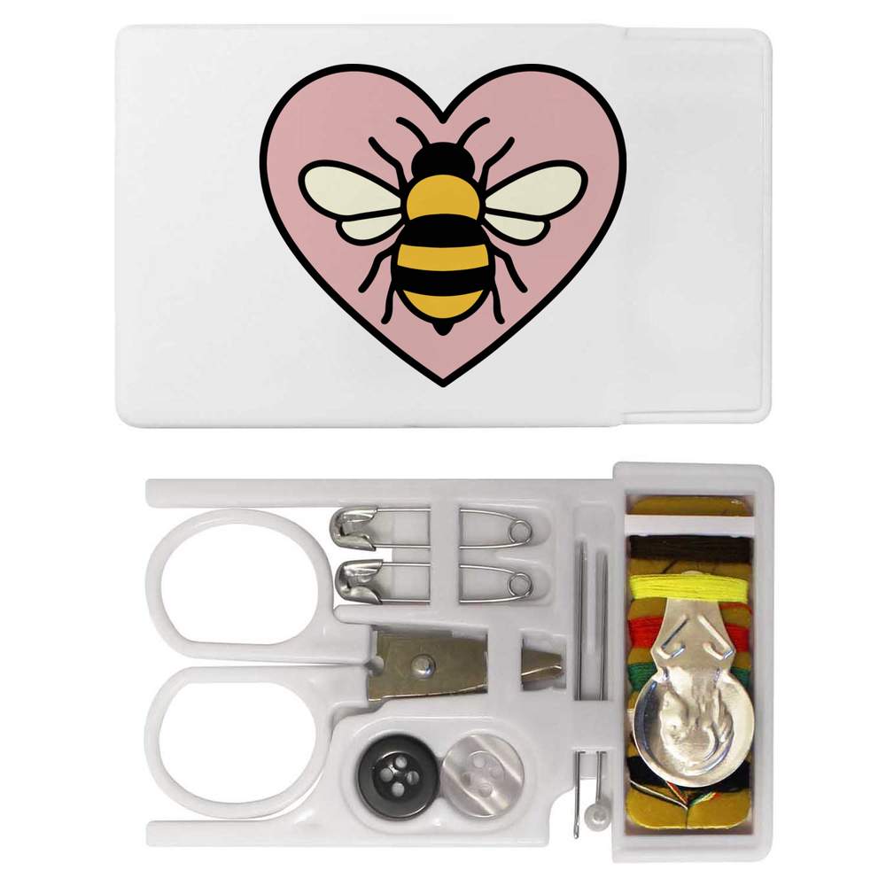 'Heart Bee' Mini Travel Sewing Kit (SE00042165)