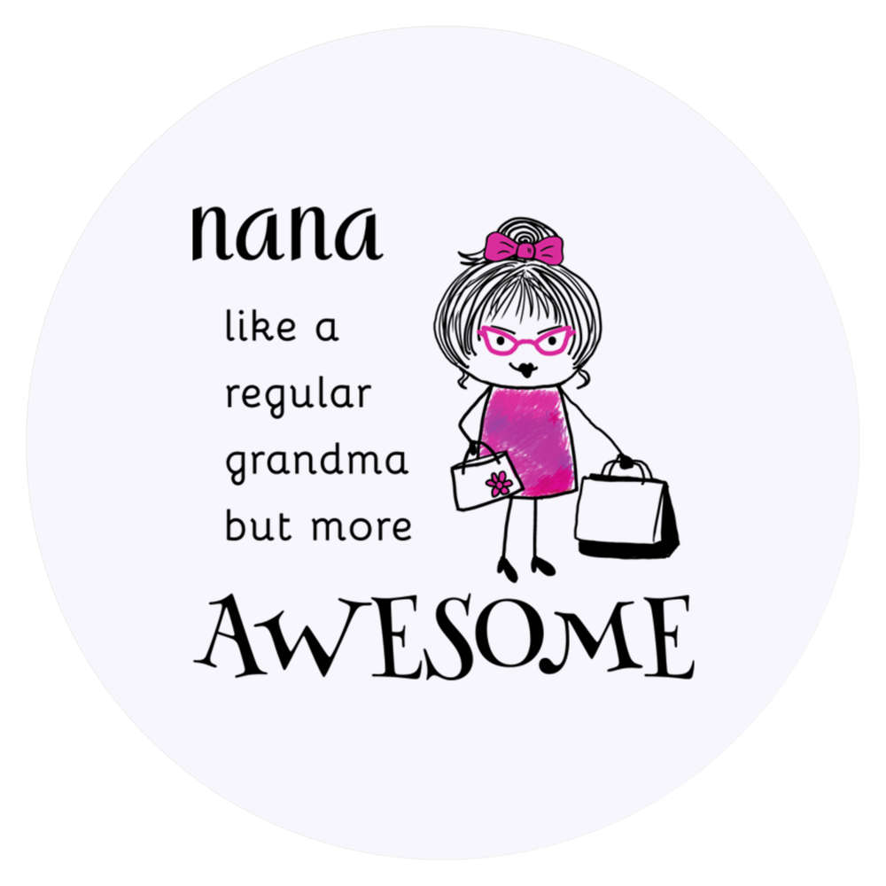 24 x 'Nana' Stickers - for Crafts, Scrapbooking and Labelling (SK00067140)