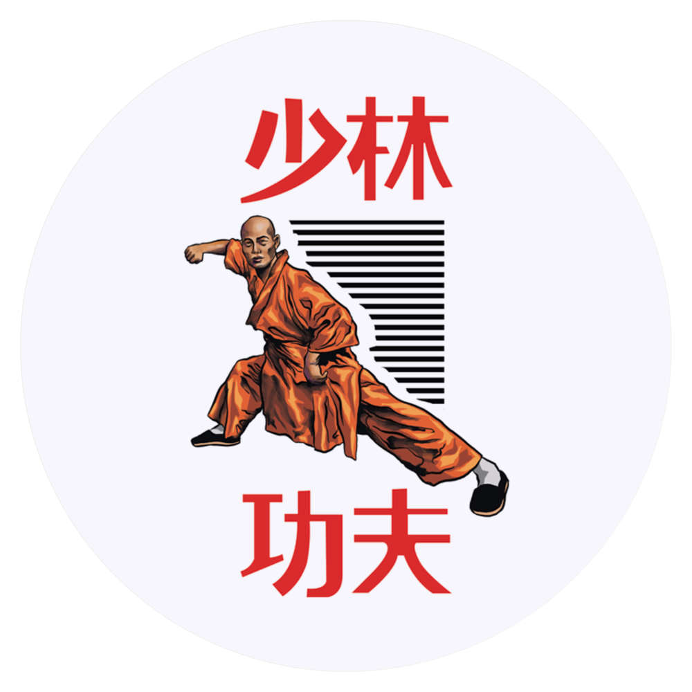 24 x 'The Way of Shaolin' Stickers - for Crafts, Scrapbooking and Labelling (SK00070846)