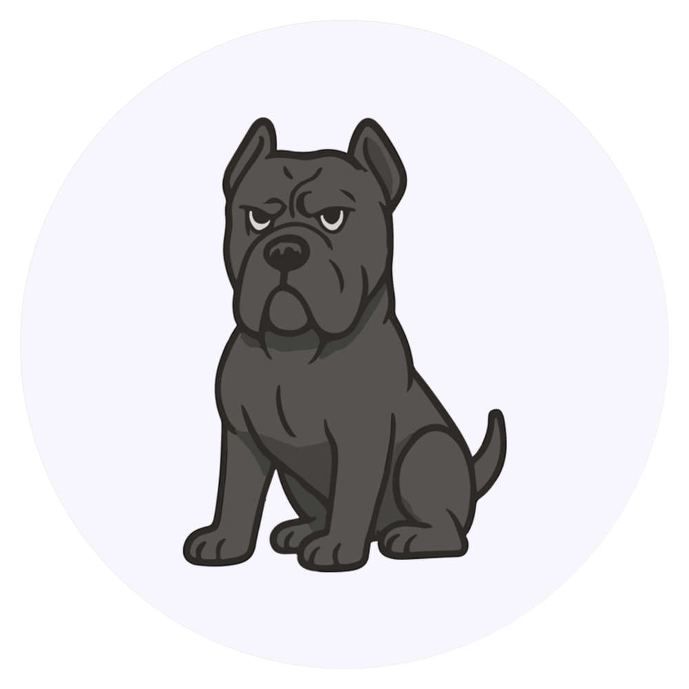 24 x 'Cane Corso Dog' Stickers - for Crafts, Scrapbooking and Labelling (SK00072661)