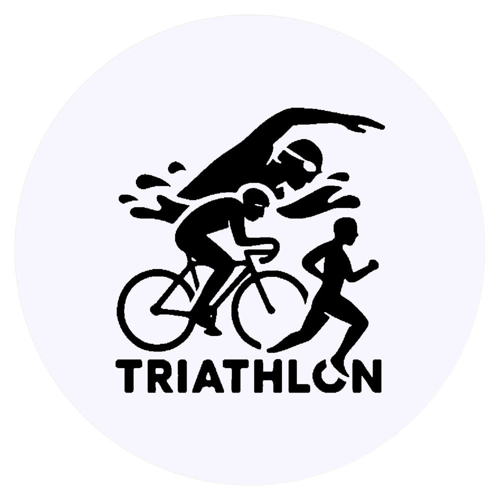 24 x 'Triathlon Design' Stickers - for Crafts, Scrapbooking and Labelling (SK00074738)