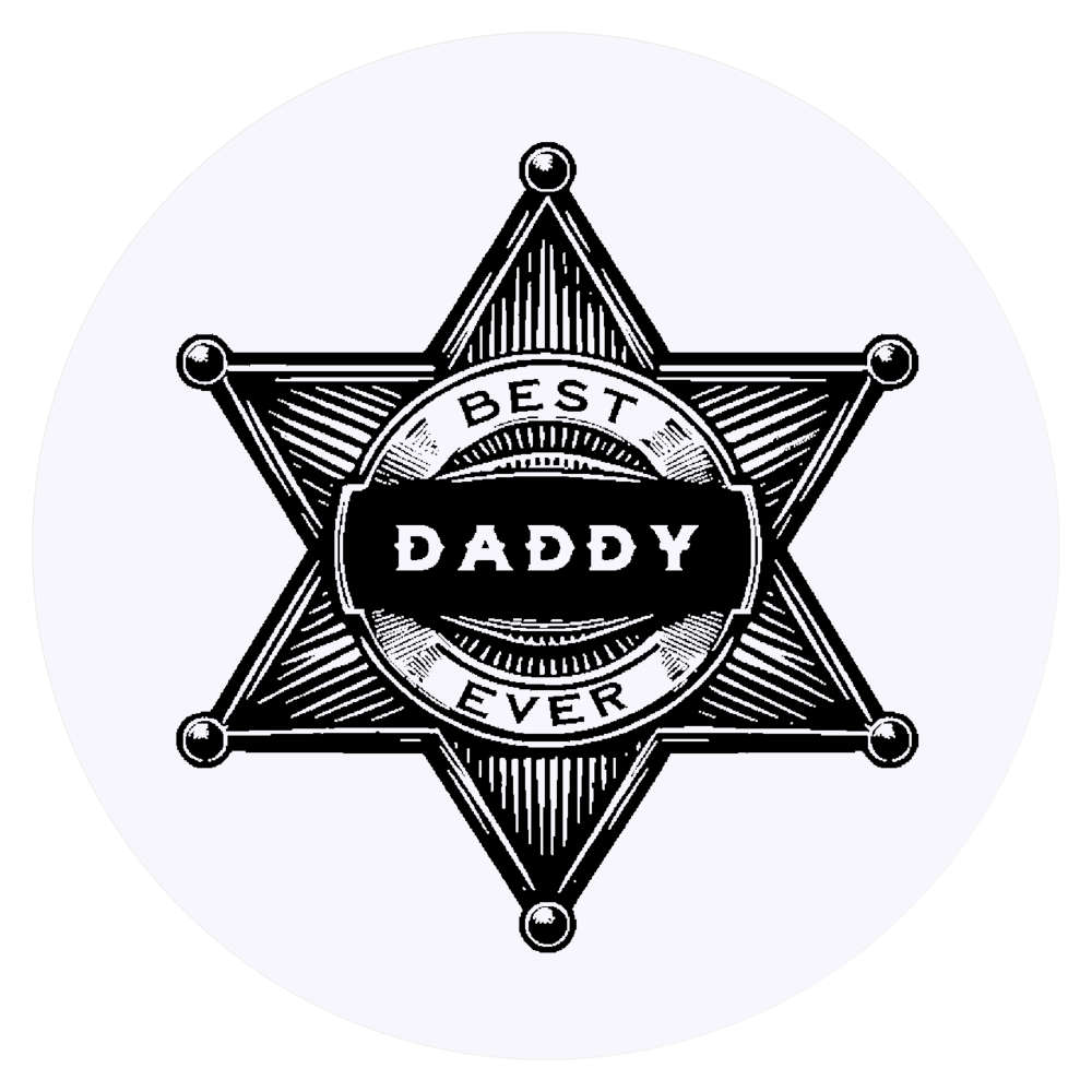 24 x 'Best Ever Daddy' Stickers - for Crafts, Scrapbooking and Labelling (SK00076015)