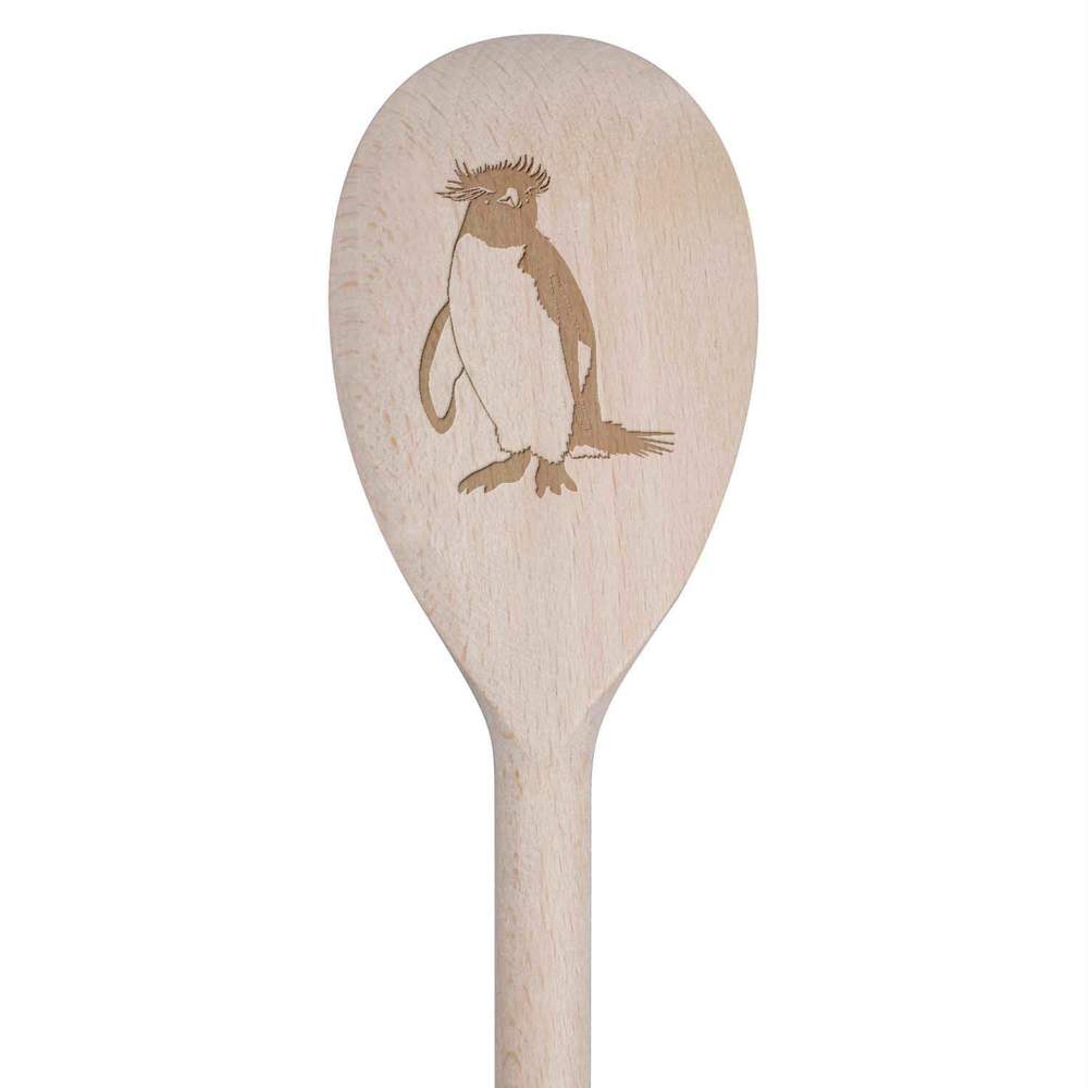 30cm 'Rockhopper Penguin' Wooden Cooking Spoon (SO00000238)