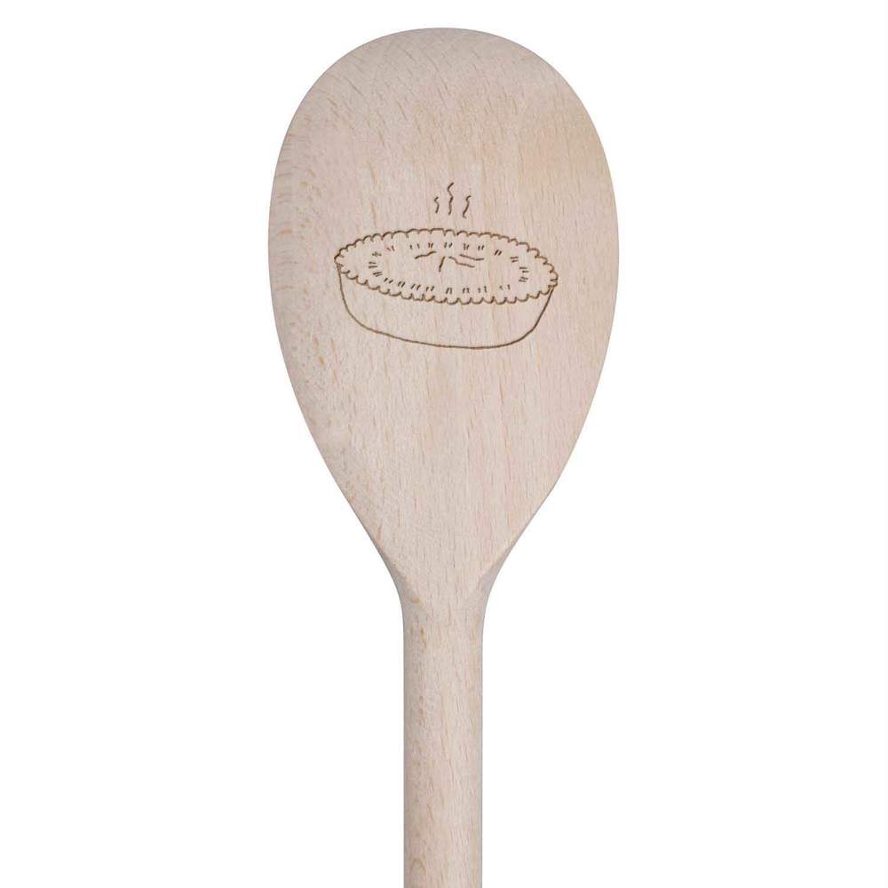 30cm 'Pie' Wooden Cooking Spoon (SO00000871)