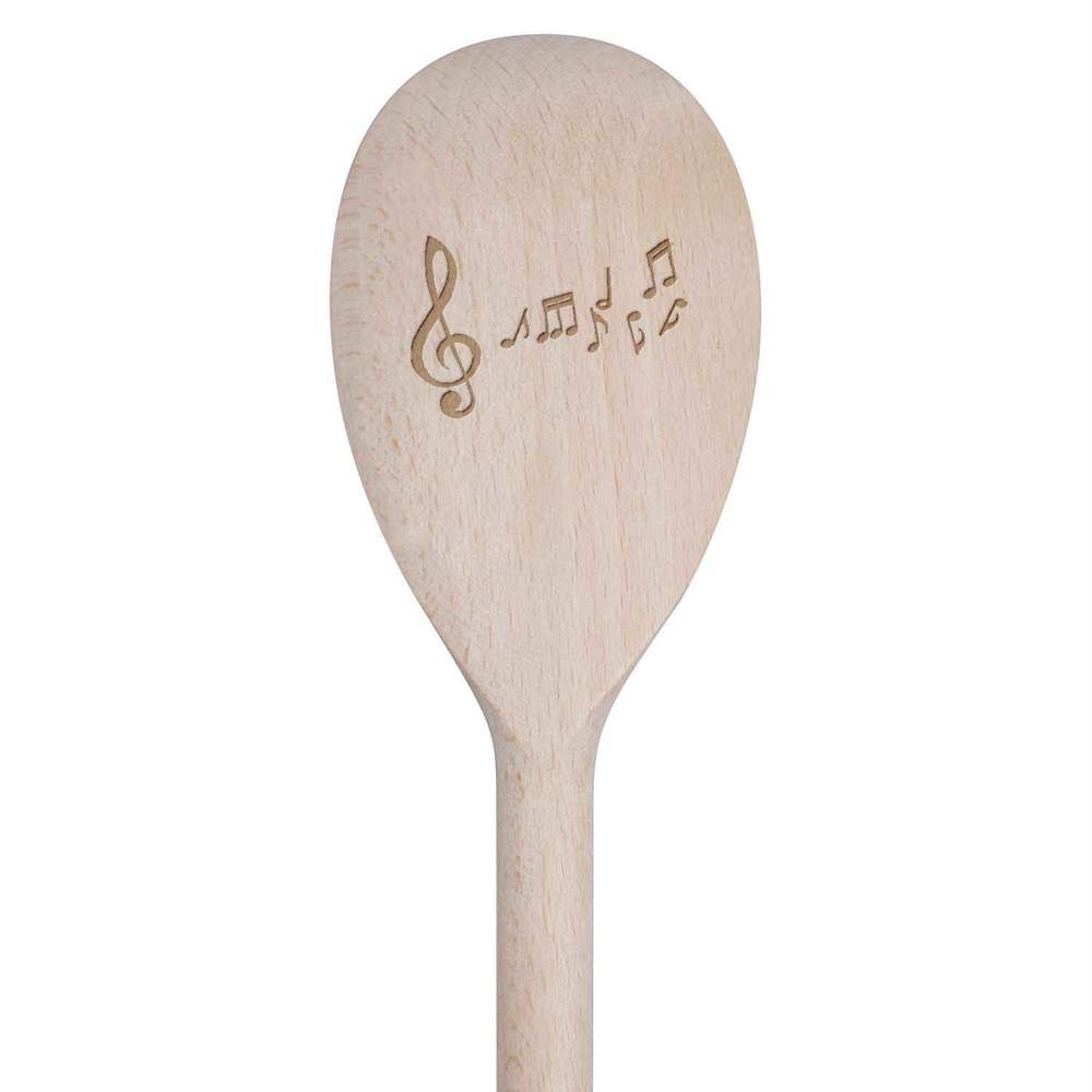 30cm 'Music' Wooden Cooking Spoon (SO00001511)