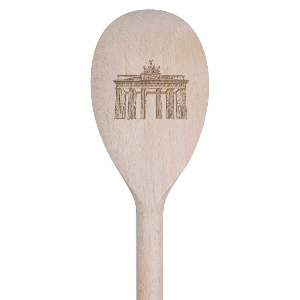 30cm 'Brandenburg Gate' Wooden Cooking Spoon (SO00014023)