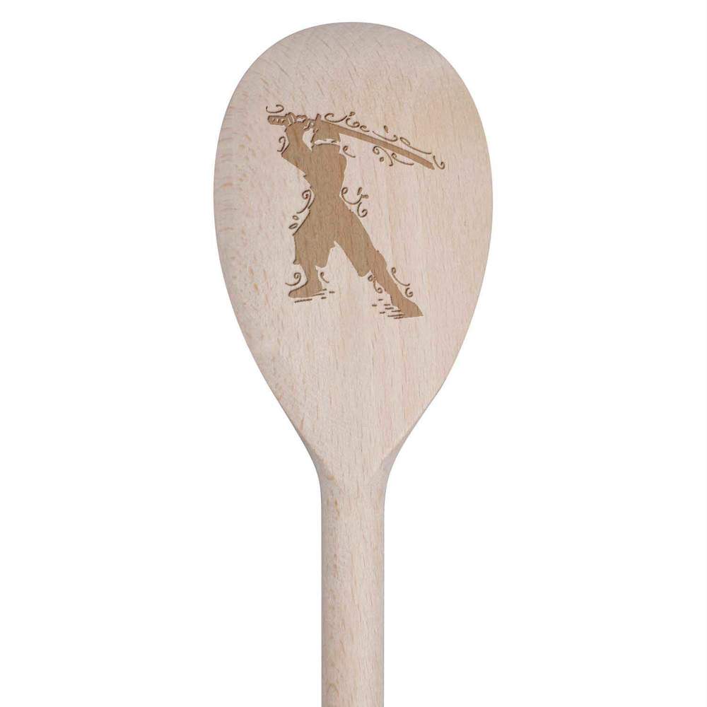 30cm 'Ninja' Wooden Cooking Spoon (SO00014098)