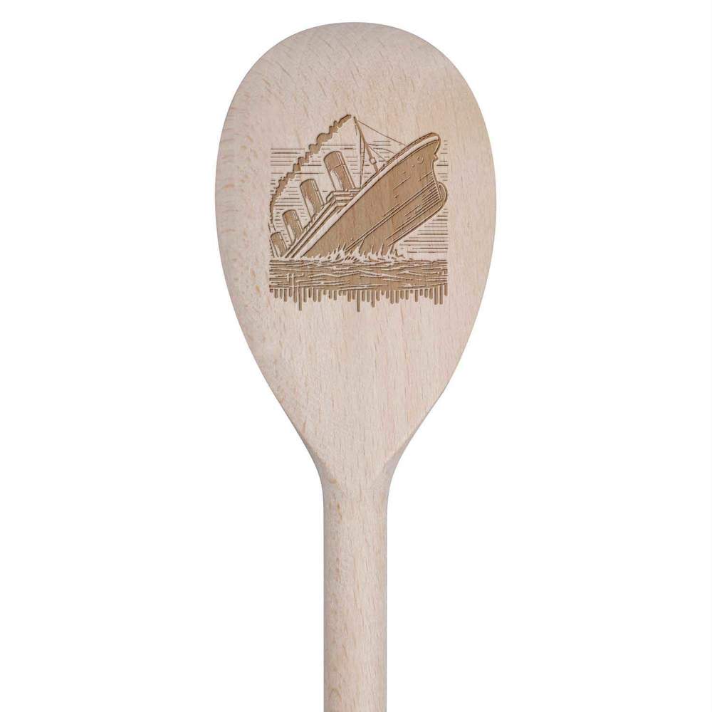 30cm 'Sinking Ship' Wooden Cooking Spoon (SO00022432)