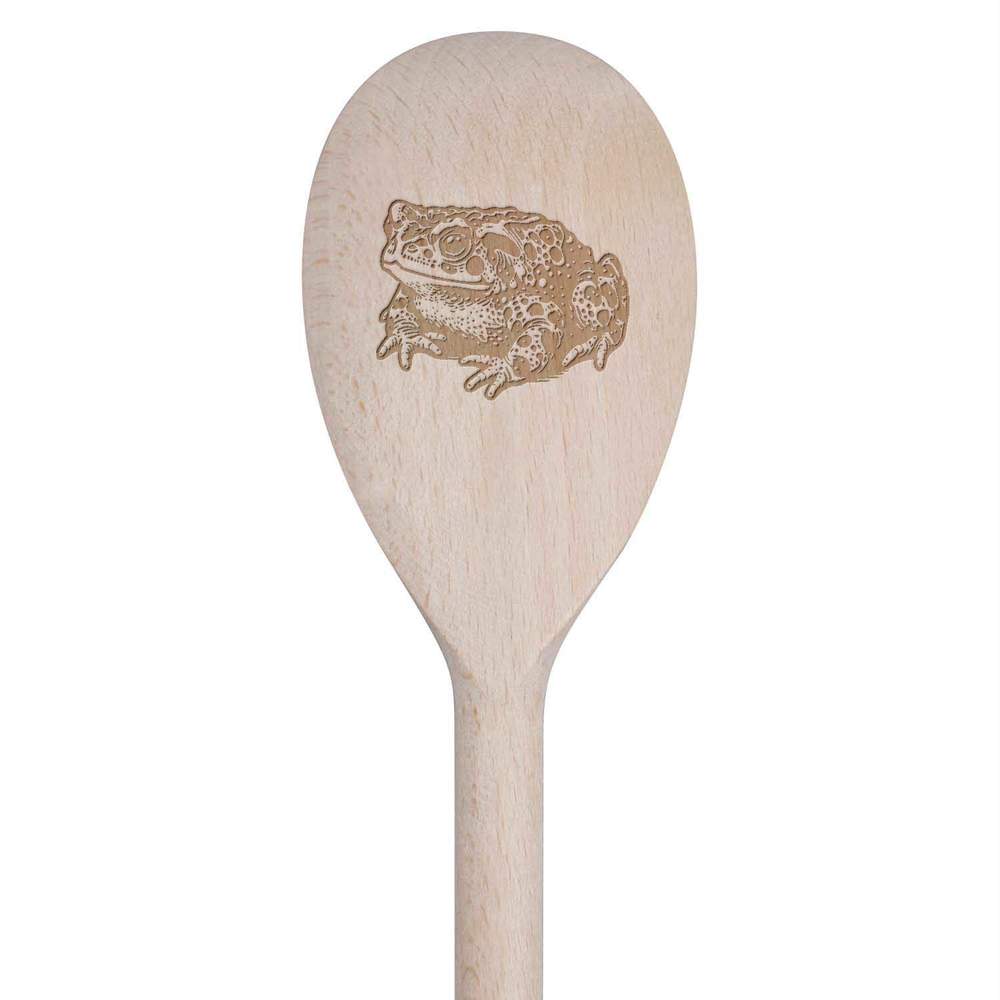 30cm 'Natterjack Toad' Wooden Cooking Spoon (SO00022583)