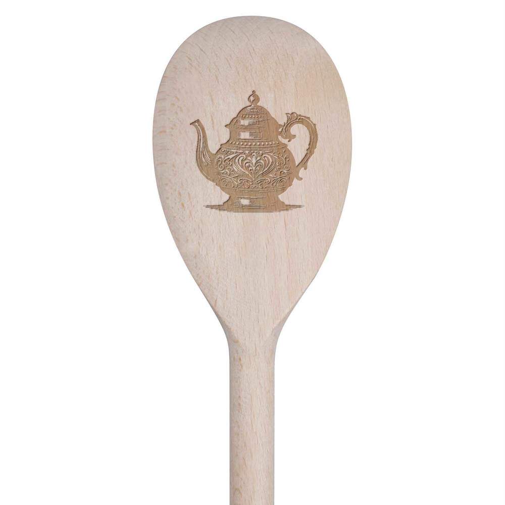 30cm 'Fancy Teapot' Wooden Cooking Spoon (SO00024890)