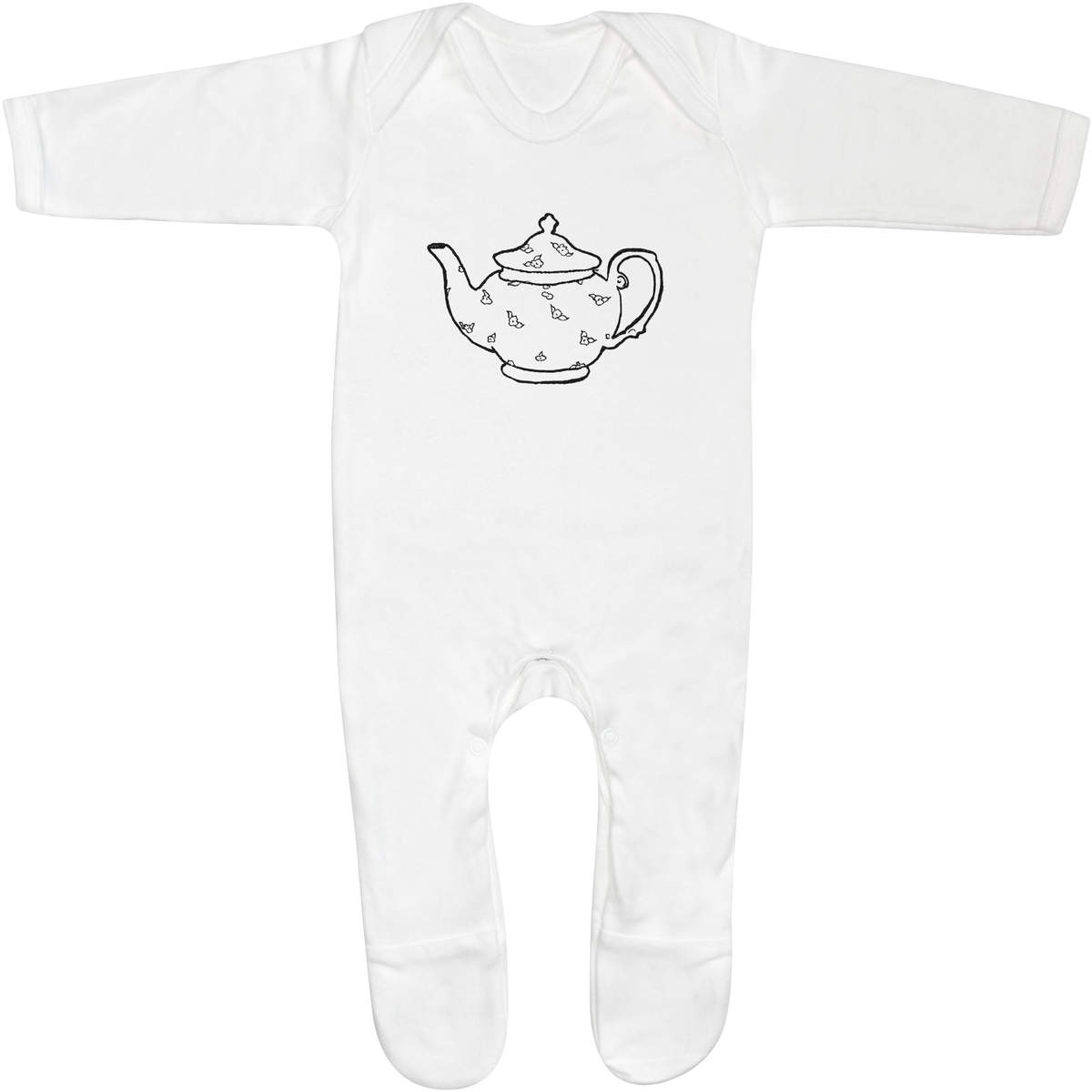 'Teapot' Baby Romper Jumpsuits / Sleep suits (SS003675)