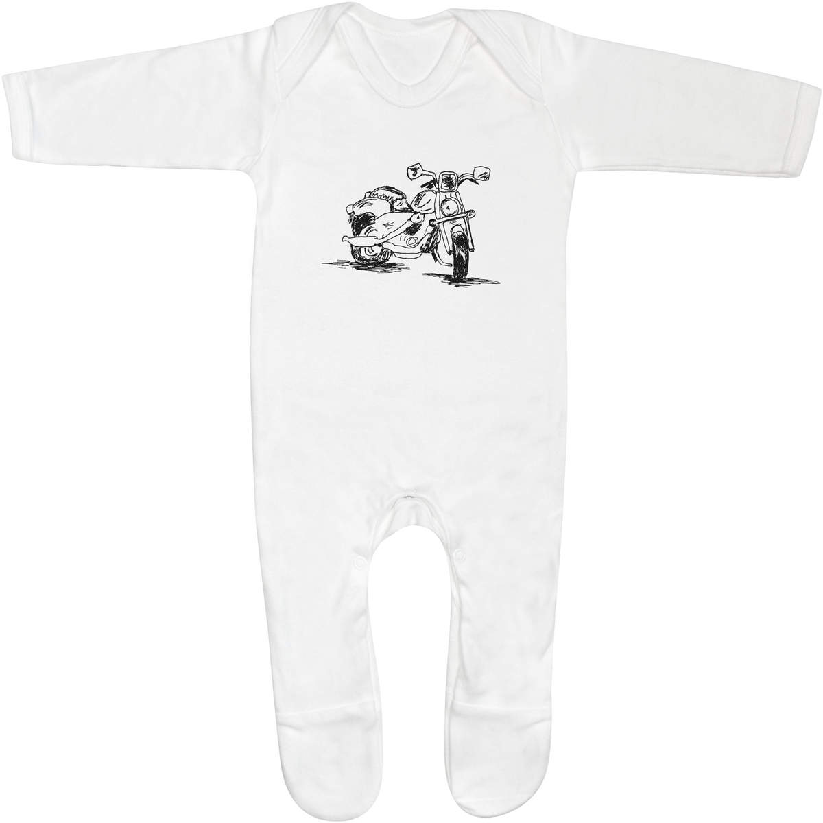 'Motorbike' Baby Romper Jumpsuits / Sleep suits (SS006707)