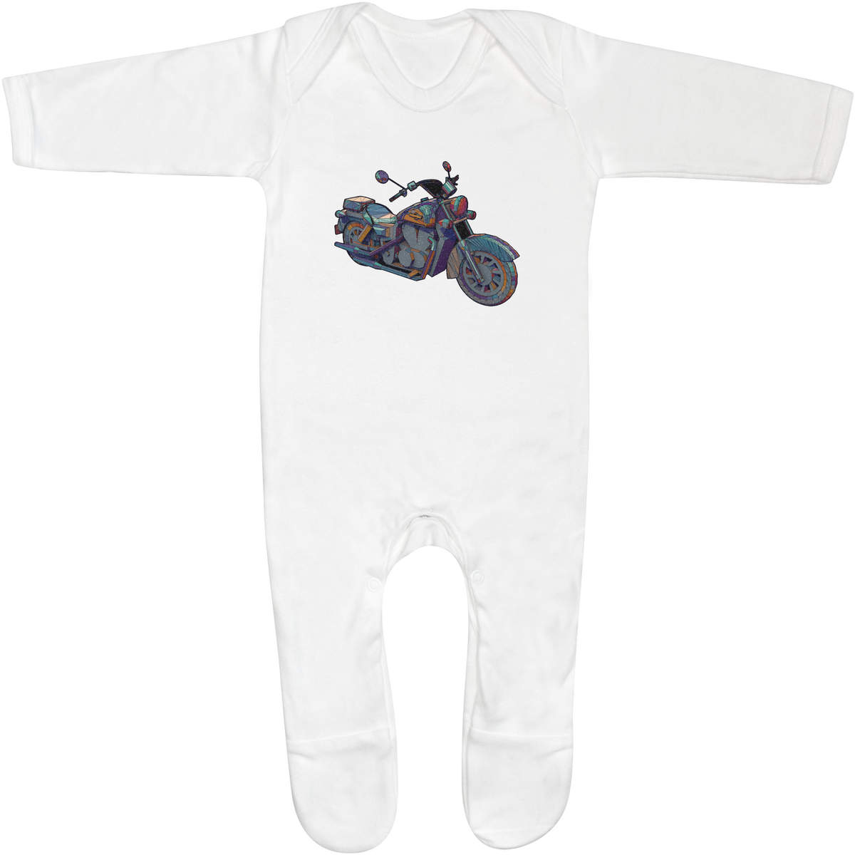 'Motorbike' Baby Romper Jumpsuits / Sleep suits (SS022050)