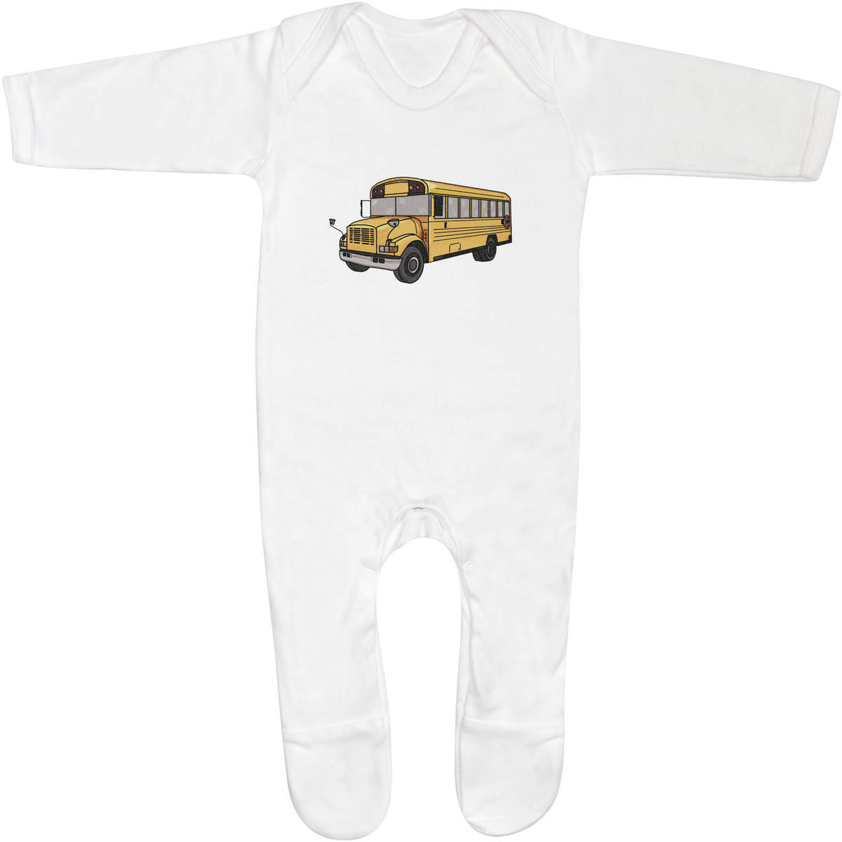 'School Bus' Baby Romper Jumpsuits / Sleep suits (SS026761)