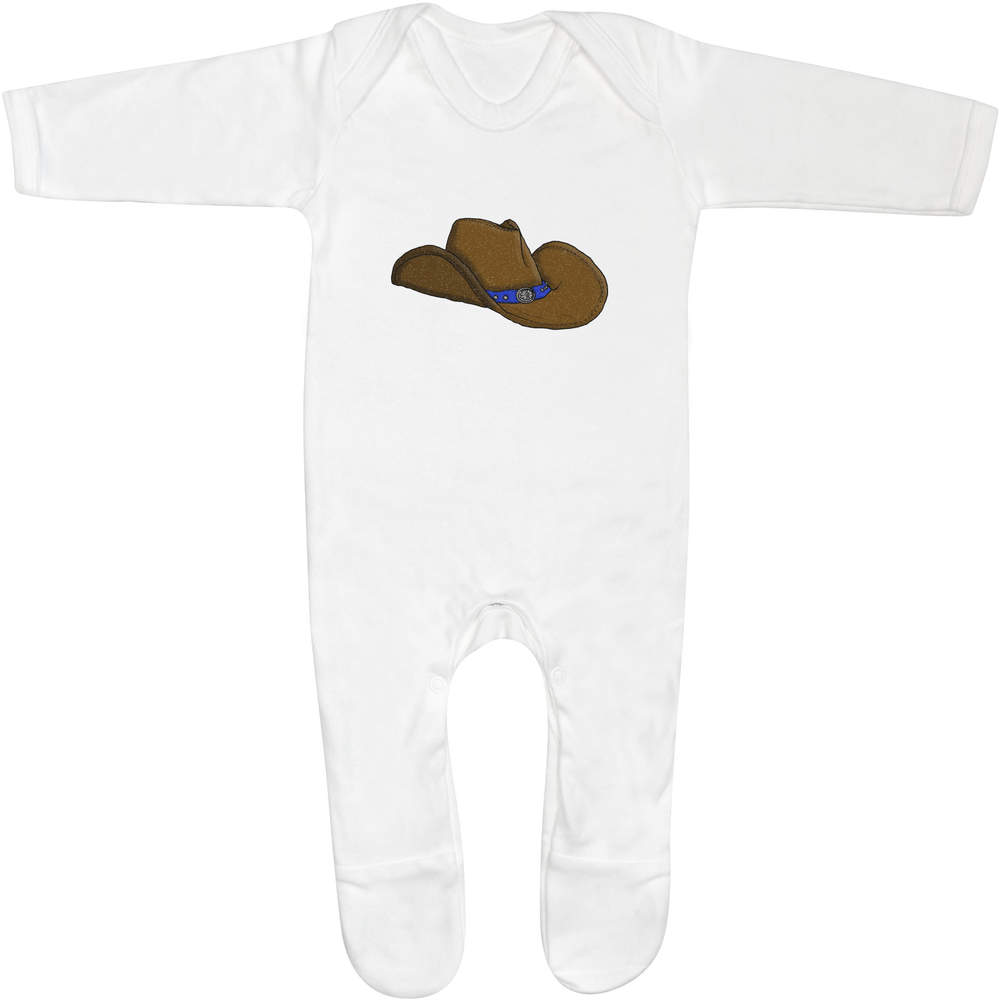 'Cowboy Hat' Baby Romper Jumpsuits / Sleep suits (SS029251) - Picture 7 of 24