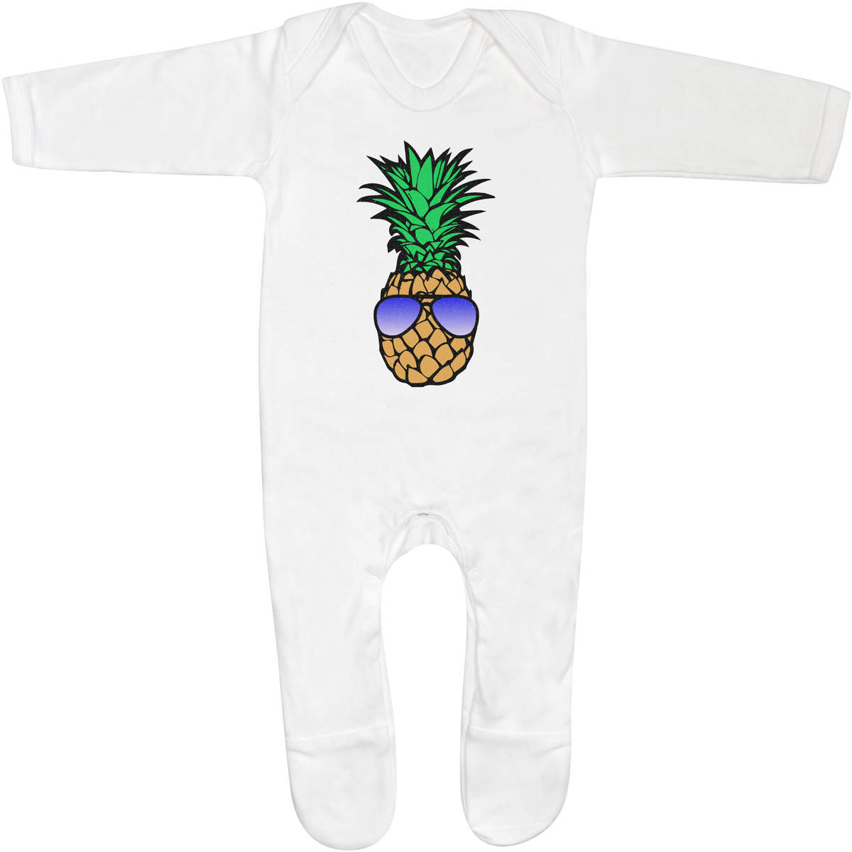 'Cool Pineapple' Baby Romper Jumpsuits / Sleep suits (SS030959)