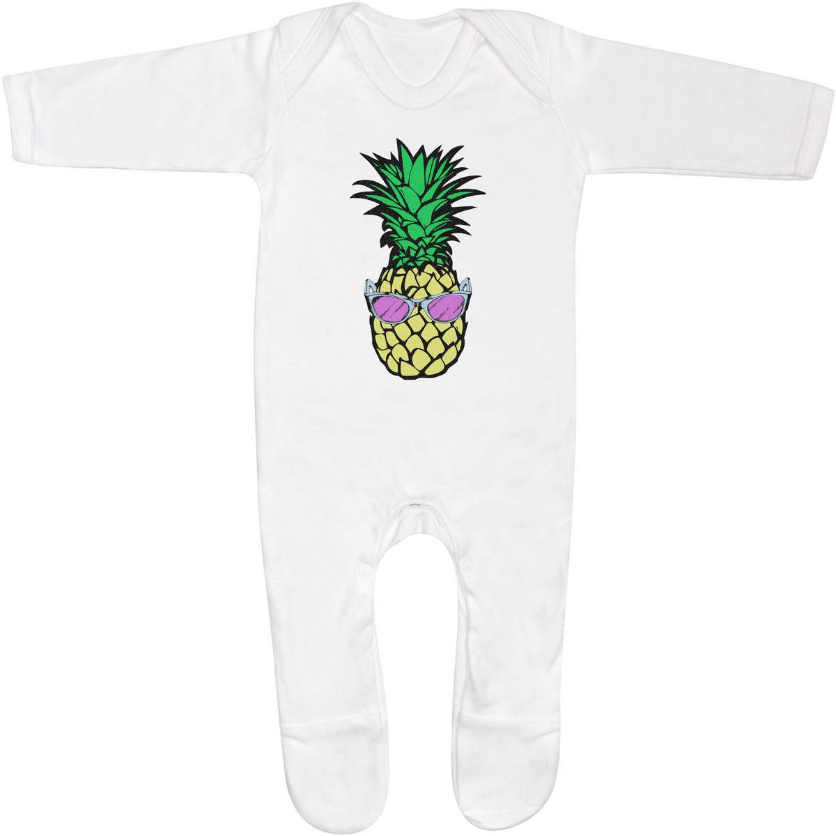 'Cool Pineapple' Baby Romper Jumpsuits / Sleep suits (SS030961)
