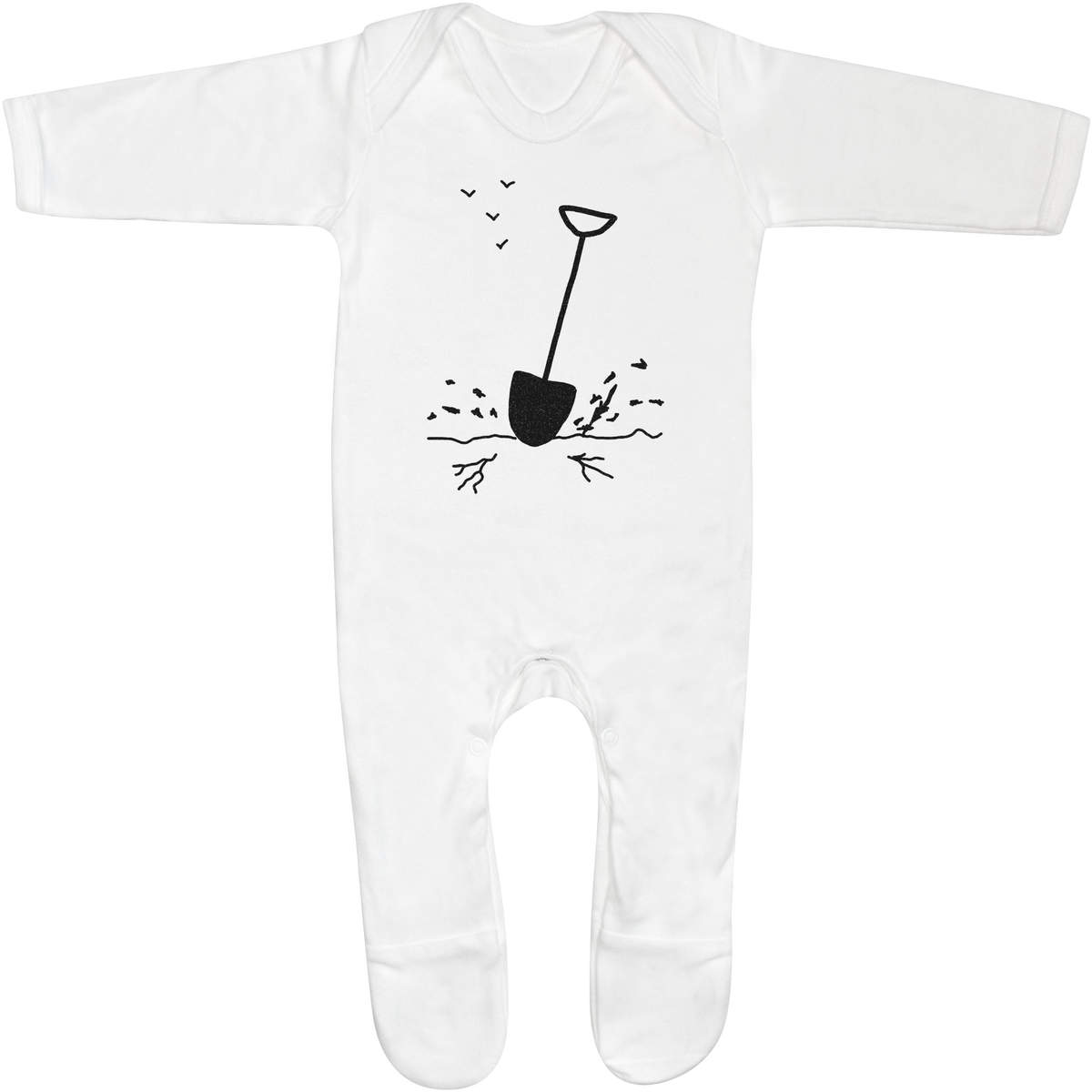 'Digging the garden' Baby Romper Jumpsuits / Sleep suits (SS040472)