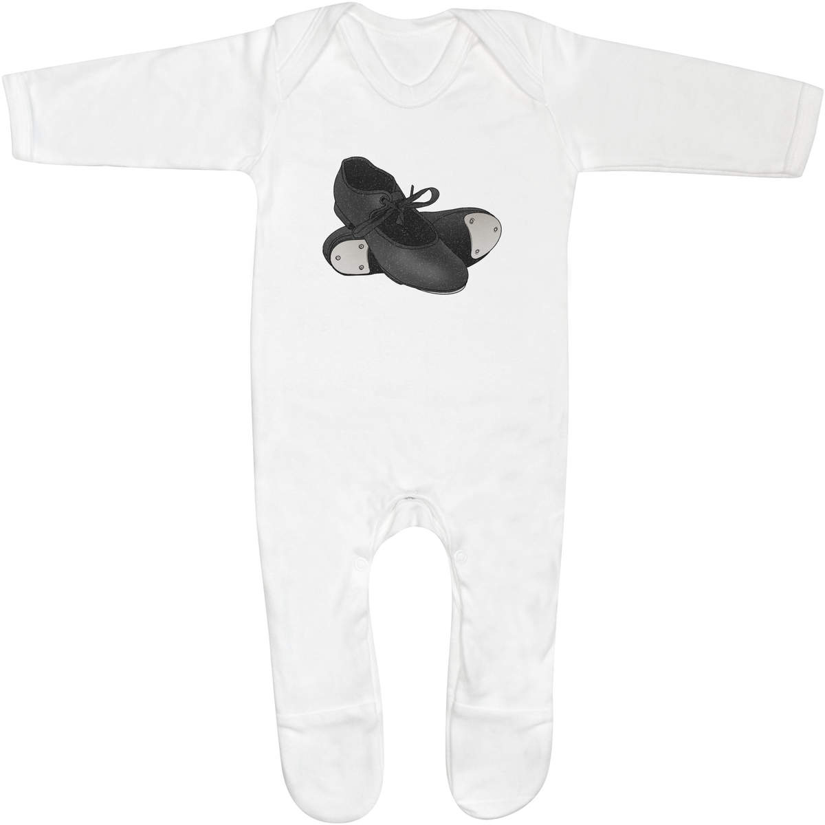 'Tap Dancing Shoes' Baby Romper Jumpsuits / Sleep suits (SS043186)